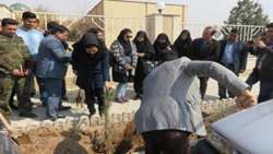 مراسم روز درختکاری در دانشکده های تغذیه و علوم غذایی آرادان 