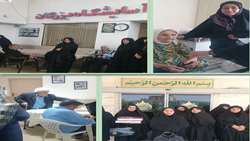 تکريم سالمندان خانه بزرگان توسط رابطين بهداشتی شهرستان گرمسار 