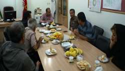 دیدار پزشکان عمومی بیمارستان ولایت با مدیر شبکه بهداشت و درمان شهرستان دامغان.