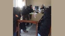 برگزاری جلسه آموزشی به مناسبت هفته سلامت زنان در آرادان.