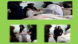  سفره آسمانی جهت مددجویان مرکز سلامت مهر سمنان