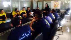 کارگاه آموزشي و غربالگری سلامت روان جهت کارکنان كارخانه آسیالنت شهرستان سرخه برگزار شد.