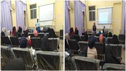 برگزاری برنامه آموزشی ویژه آرایشگران در مرکز خدمات جامع سلامت شهید چراغیان شهرستان دامغان