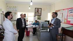 بازدید دکتر پورمحمدی از مرکز خدمات جامع سلامت و مرکز اورژانس پیش بیمارستانی 115 دیباج