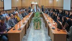 برگزاری مراسم تکریم دكتر فرشيد فريور و معارفه دكتر محمدعلي طاهري معاون توسعه مدیریت و منابع دانشگاه