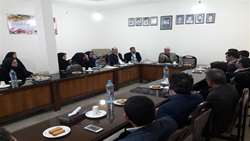 برگزاری نشست سياسی در کانون بسيج جامعه پزشکی شهرستان گرمسار . 