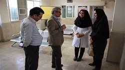 بازديد سرپرست شبكه بهداشت و درمان شهرستان گرمسار از مركز خدمات جامع سلامت تدبير 