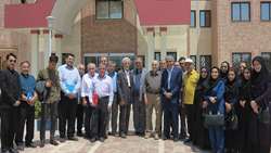دیدارهیات مدیره موسسه سمن بویان سمنان با دکتر دانایی سرپرست دانشگاه علوم پزشکی استان سمنان 