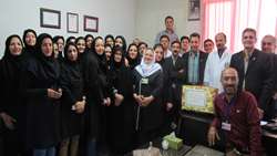 گرامیداشت روز پزشک در بیمارستان 15 خرداد مهدیشهر