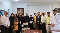 تقدیر از برگزیدگان اخلاق مرکز آموزشی، پژوهشی و درمانی کوثر