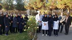 پیاده روی کارکنان مرکز آموزشی پژوهشی درمانی کوثر سمنان.
