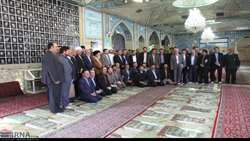 نخستین نشست شورای اداری استان سمنان در آستان مقدس امام‌زاده یحیی بن موسی (ع) برگزار شد.