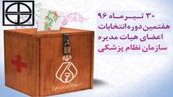 نتایج برگزاری هفتمین دوره انتخابات هیئت مدیره نظام پزشکی شهرستان سمنان 