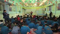 کلاس آموزشی ارگونومی درمدرسه صادقیه سمنان