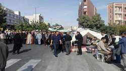 برپايي ايستگاه سلامت در مسیر راهپیمایی 13 آبان به مناسبت روز مبارزه با استکبار جهانی