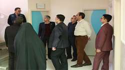 بازدید رئیس دانشگاه علوم پزشکی استان سمنان از کلینیک تخصصی و فوق تخصصی دانشگاه