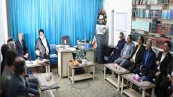 دیدار دانشگاهیان دانشگاه علوم پزشکی استان سمنان با امام جمعه شهرستان دامغان