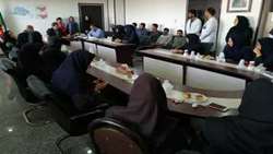 مراسم بازنشستگي مسئول درآمد بيمارستان معتمدي