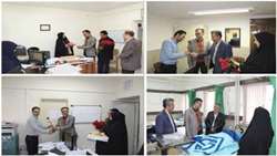 تقدیر مدیر شبکه بهداشت و درمان شهرستان دامغان از پرسنل واحد مالی به مناسبت روز حسابدار
