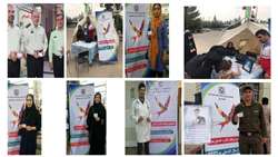 همکاری نیروی انتظامی ناجا و دانشگاه آزاد اسلامی واحد دامغان در ترویج فرهنگ اهدای عضو