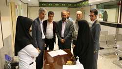 بازدید رئیس دانشگاه علوم پزشکی استان سمنان از بیمارستان معتمدی گرمسار