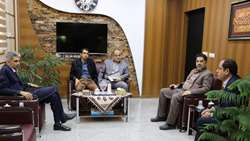 دیدار معاون نظارت دفتر منابع فیزیکی وزارت بهداشت با رئیس دانشگاه علوم پزشکی استان سمنان