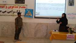 برگزاری برنامه آموزشی با موضوع وضعیت کنونی جمعیت در شهرستان مهدی شهر