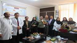 گرامیداشت روز پزشک در بیمارستان 15 خرداد مهدیشهر