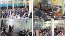 سخنرانی مدیر شبکه بهداشت و درمان شهرستان دامغان در مسجد امیرالمومنین(ع) شهرستان دامغان