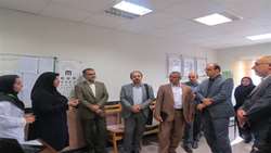 نظارت عالیه از خانه بهداشت بیابانک شهرستان سرخه