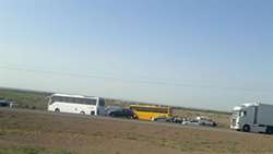مدیریت مطلوب حادثه واژگونی یک دستگاه اتوبوس در محور دامغان- شاهرود توسط اورژانس پیش بیمارستانی شهرستان دامغان