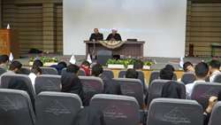 برگزاری جلسات توجیهی فرهنگی ، انضباطی دانشجویان در دانشکده پرستاری و مامایی 