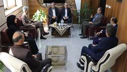 دیدار سرپرست امور شعب بانک ملت استان با دکتر دانایی سرپرست دانشگاه