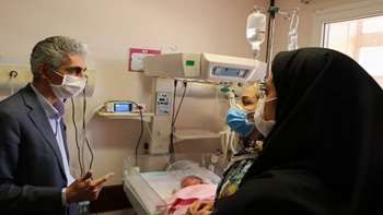 بازدید رئیس دانشگاه علوم پزشکی استان سمنان از بیمارستان معنمدی گرمسار 98.05.06