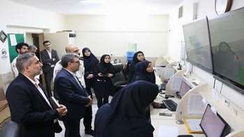 بازدید دکتر رشیدی پور سرپرست دانشگاه از مرکز اورژانس پیش بیمارستانی ۱۱۵ دانشگاه 1404/05/12