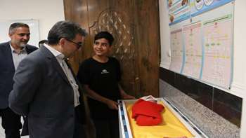 بازدید دکتر رشیدی پور سرپرست دانشگاه از حوزه بهداشت شهرستان مهدیشهر 1404/05/25