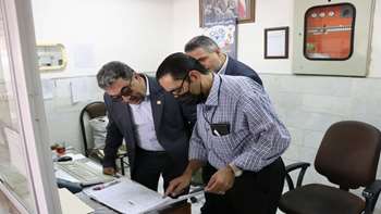 بازدید دکتر رشیدی پور سرپرست دانشگاه از مراکز خدمات جامع سلامت روستایی مومن آباد و خیرآباد 1404/05/28
