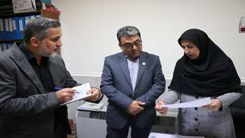 بازدید دکتر رشیدی پور سرپرست دانشگاه از از واحد های ستادی قسمت دوم