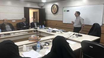 بازدید دکتر دانایی سرپرست دانشگاه از کلاس سایما (ویژه پرسنل مالی دانشگاه) 97.04.07