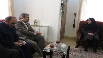 دیدار دکتر شادنوش با خانواده زنده یاد امانی 96/01/03