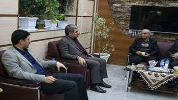 دیدار هیئت بورد بهداشت محیط وزارت بهداشت، درمان و آموزش پزشکی با رئیس دانشگاه 96/12/09