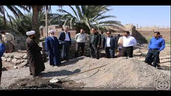 بازدید رئیس دانشگاه از اردوی جهادی دانشجویان دانشگاه 98.05.09