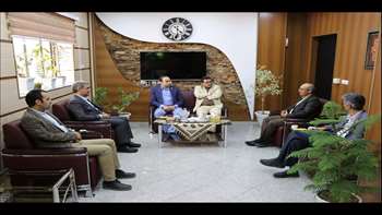 نشست تیم ارزیاب وزارت بهداشت با دکتر شادنوش رئیس دانشگاه 97/02/22