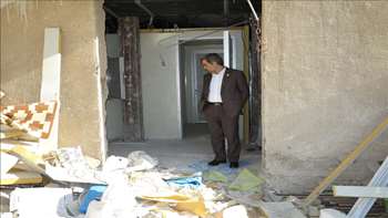 بازدید دکتر شادنوش رئیس دانشگاه از مرکز آموزشی در دست احداث دانشگاه 96/10/24