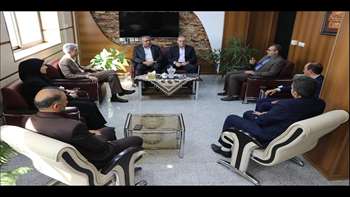 دیدار سرپرست امور شعب بانک ملت استان سمنان با دکتر دانایی سرپرست دانشگاه 97/04/13