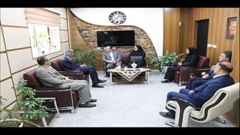 دیدار سرپرست امور شعب بانک رفاه کارگران استان سمنان با سرپرست دانشگاه 97.04.05