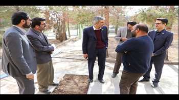 بازدید رئیس دانشگاه از پروژه های دانشگاه 97.10.12