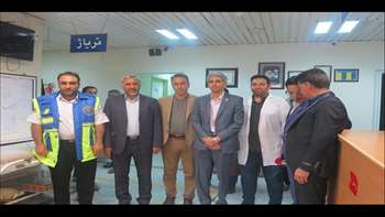 بازدیدنماینده مردم شهرستان های گرمسار، ارادان و ایوانکی در مجلس شورای اسلامی و رئیس دانشگاه از بیمارستان امام حسین (ع)، دانشکده های مستقر در شهرستان آرادان و اورژانس 115 پیش بیمارستانی داورآباد 98.01.04 