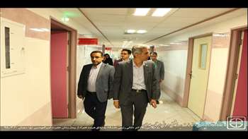 بازدید سرزده دکتر دانائی رئیس دانشگاه به اتفاق هیئت همراه از بیمارستان حضرت امیرالمومنین (ع) سمنان 98.03.20