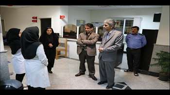 بازدید دکتر دانایی سرپرست دانشگاه از مرکز بهداشتی درمانی جعفرآبادی شهمیرزاد 97.03.22